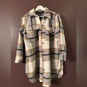 Blue Bunny plaid coat